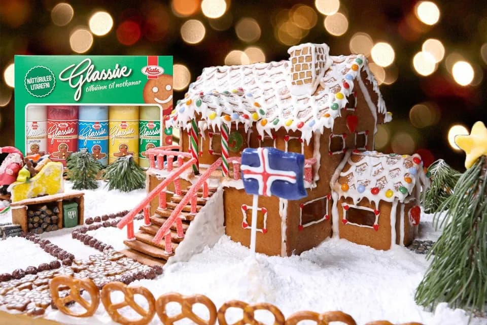 Piparkökuhús og Glassúr frá Kötlu