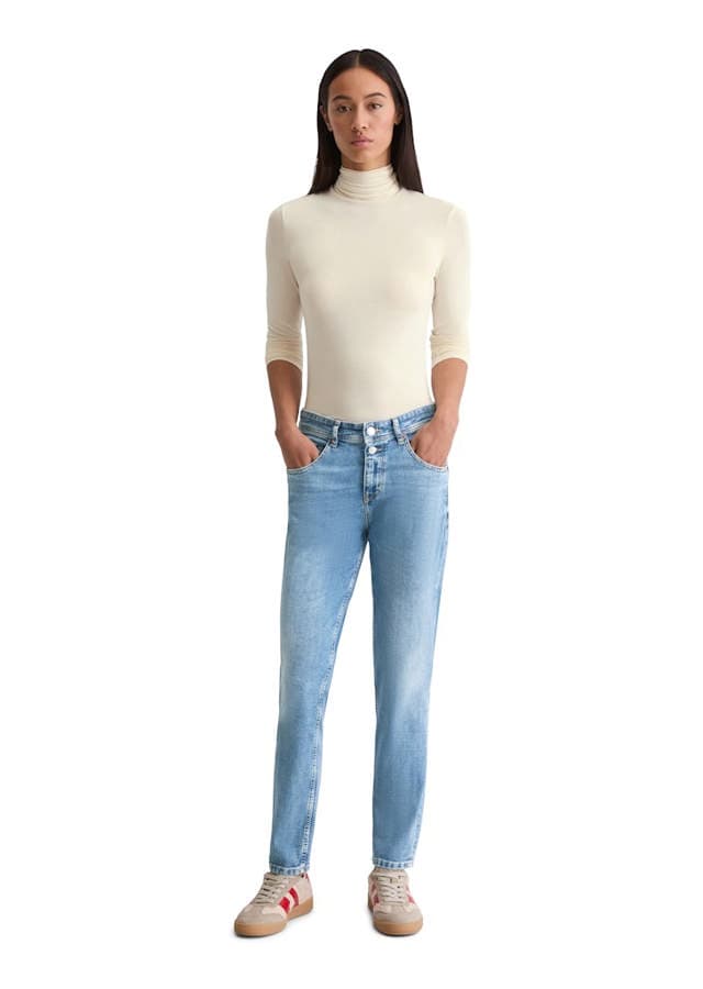 Dömugallabuxur, Theda Boyfriend fit, cropped sídd
