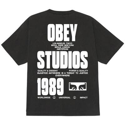 Obey Stamped stuttermabolur